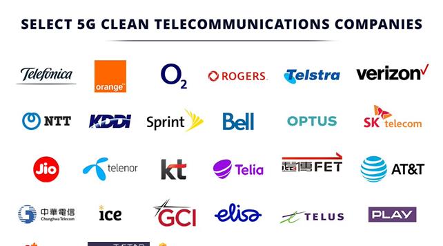 华为|5家中国公司参与“5G洁净网络”计划，宣布放弃华为设备