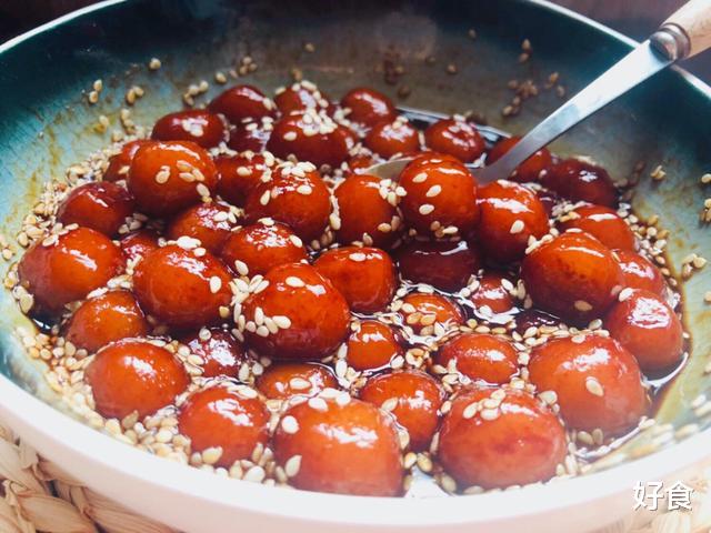 #糯米丸子#天热，此物女人要多吃，香甜软糯，驱寒暖宫，对身体好