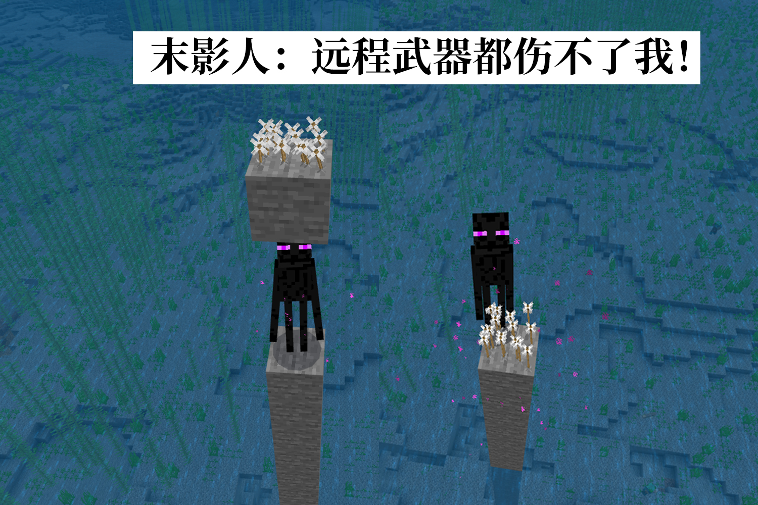 我的世界|我的世界：三叉戟可以击败末影人吗？颠覆你认知的五个冷知识