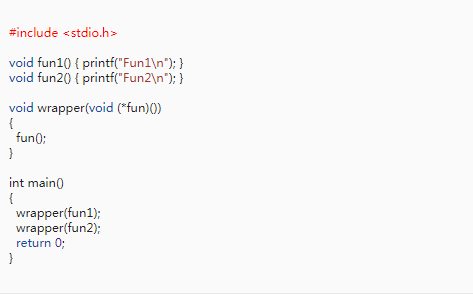c语言|C语言难点之C中的功能指针