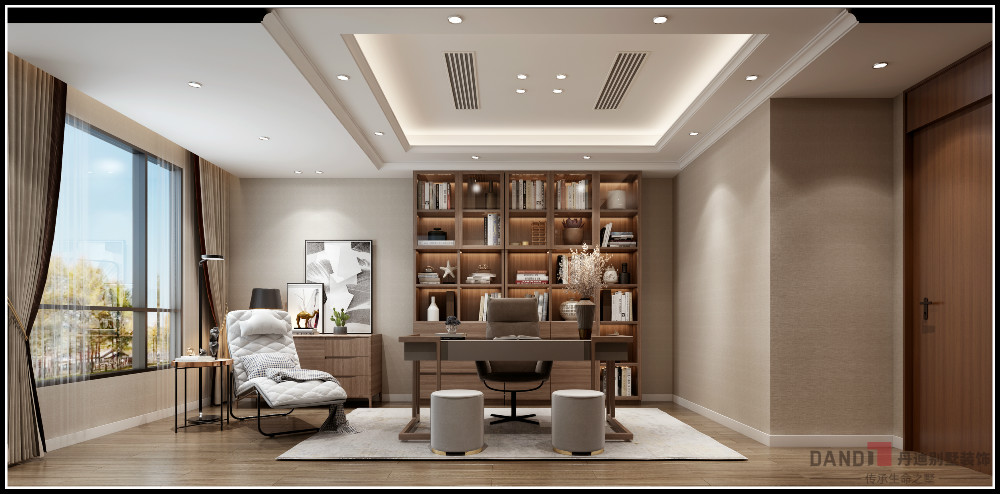 |560㎡豪宅新中式风格别墅设计，端庄又大气，装修太有品位了!