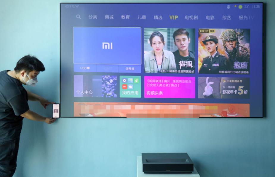 激光电视|峰米引爆行业！4倍1080P，2000ANSI流明，影迷最爱