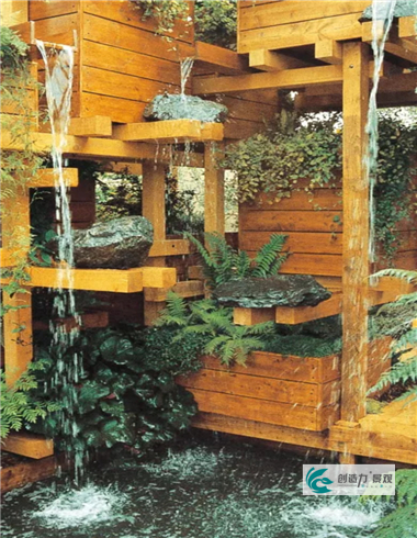 「」庭院景墙，竟能如此别具一格！