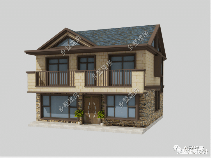 艺术品|占地90平的双层别墅，素净清雅，农村建房的艺术品！