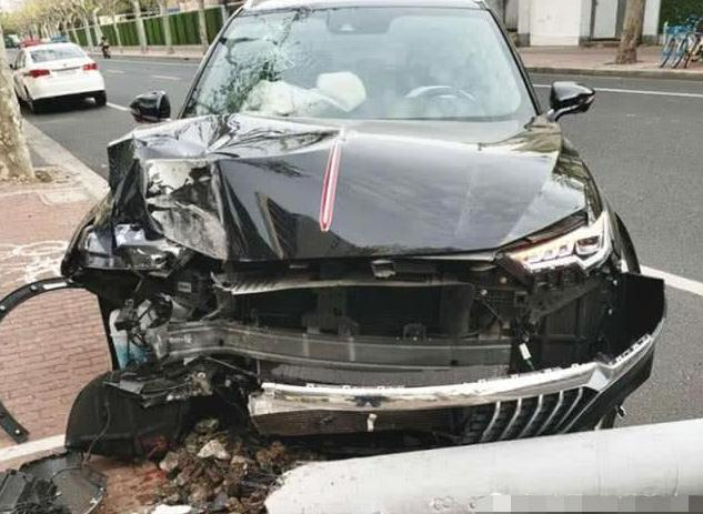 『红旗h5』红旗H5怒怼电线杠，下车后，车主：我无法相信自己的眼睛