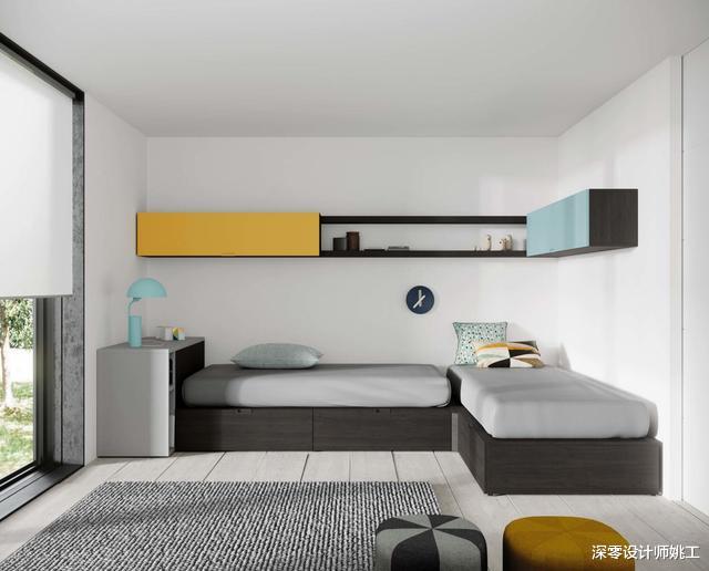 []床外挪20cm不放床头柜，打张窄柜3种用法超省空间，太适合我家了