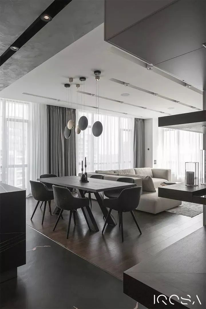 【】180㎡极简高级灰,高端大气上档次,低调奢华有内涵