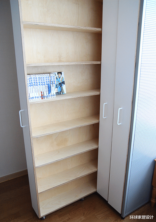 |床头这样去打收纳柜，比普通卧室多出5㎡储物空间，抽拉式不占地！