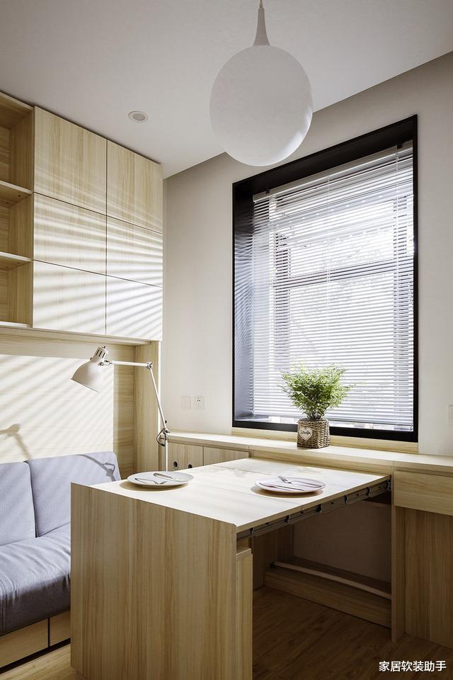 『』刚完工的35㎡小公寓,储物空间充足又功能强大,巧妙极了,晒晒!