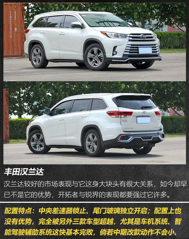 [7座SUV]第一梯队的角逐 四款七座SUV对比测试