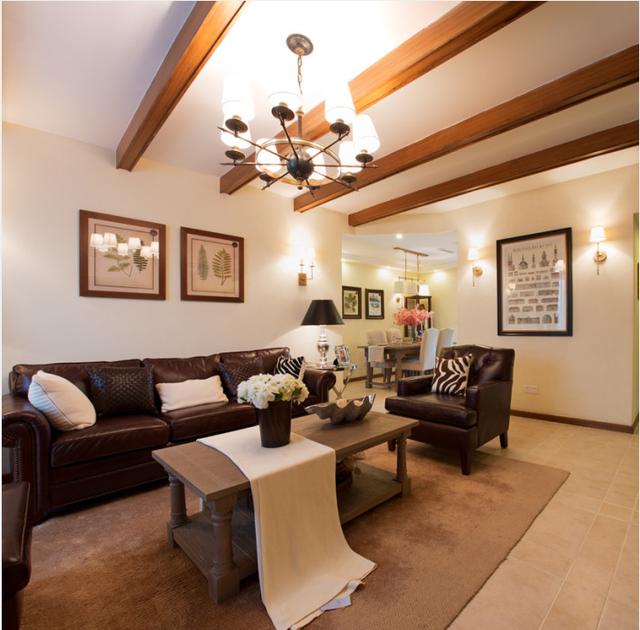 【】买128㎡跃式楼房，变身180平美式豪宅，朋友：厨房刷绿色？