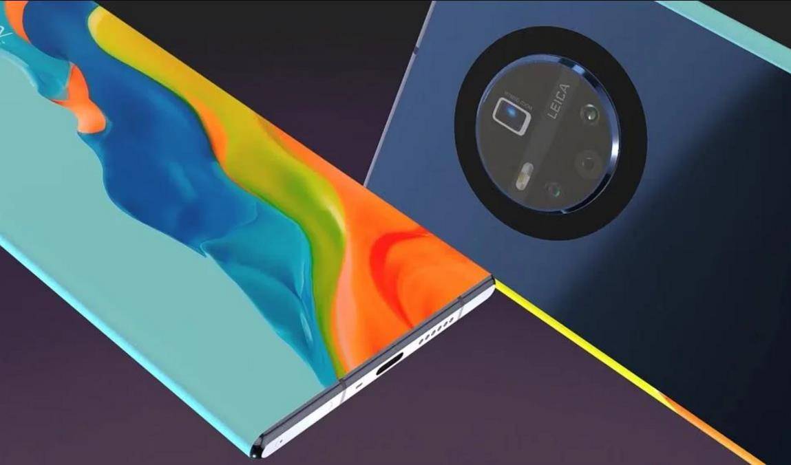 华为Mate40Pro@华为Mate40Pro再曝概念图，这外观已经达到了工业设计的巅峰