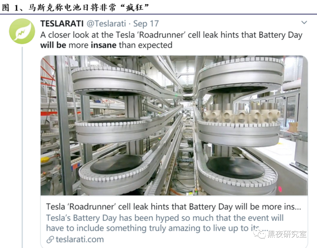 |马斯克传奇还会继续吗？9月22日特斯拉电池日我的一些前瞻性预测