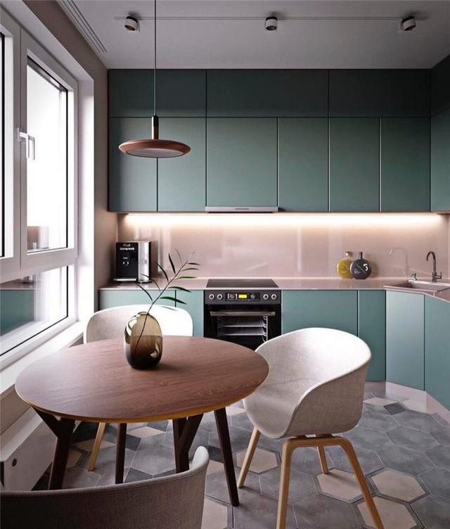 @看看人家的厨房设计，高级实用又有仪式感，我家的厨房只能叫柜子