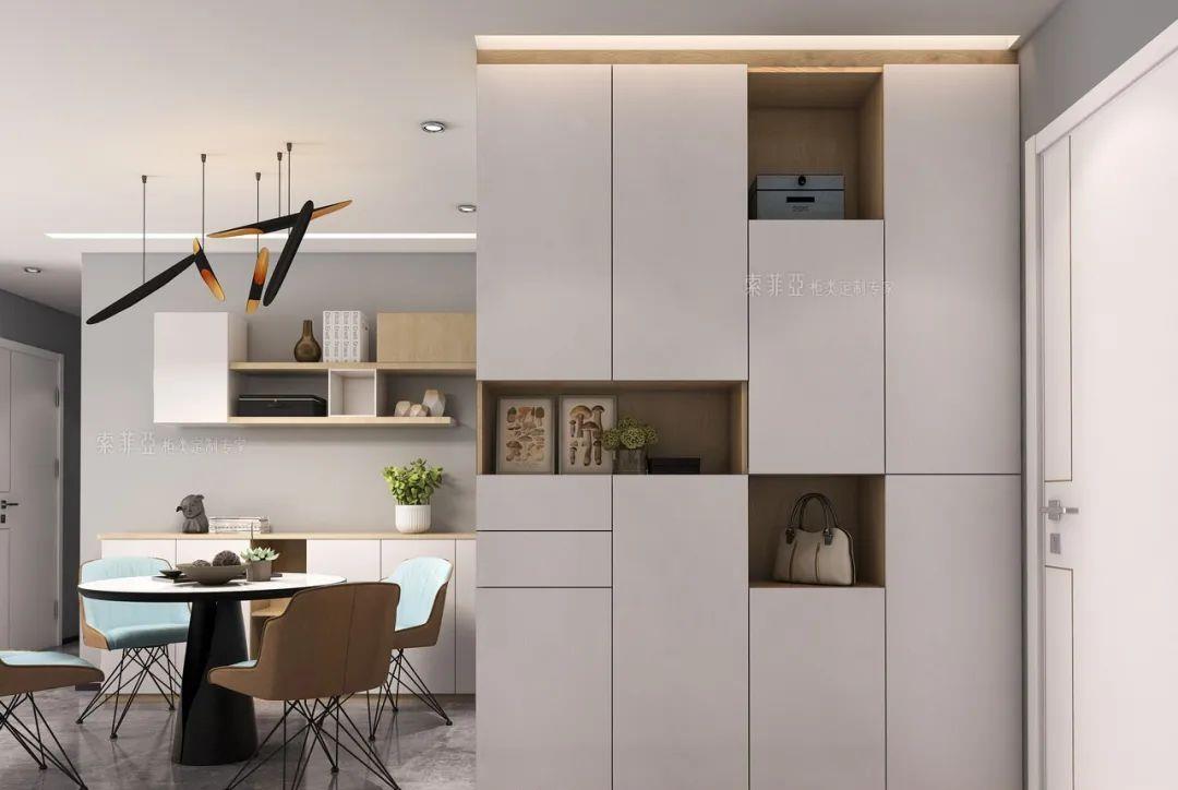 []装整墙柜体到底有多爽？光看鞋柜我就不淡定了……