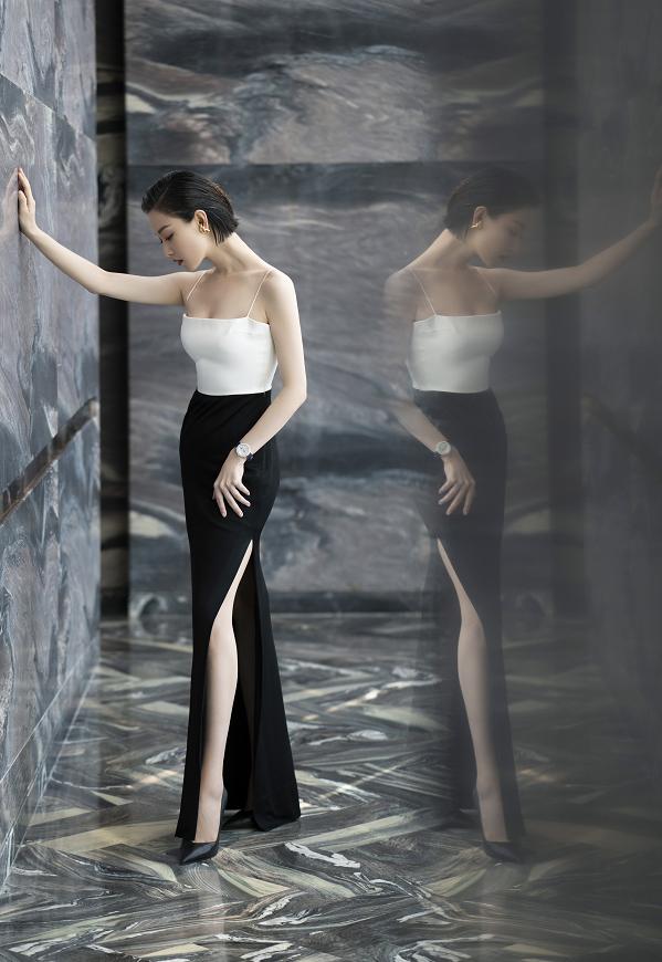 倪妮|这裙子也就倪妮穿着有质感，高端气质造型，很有宫廷教皇感