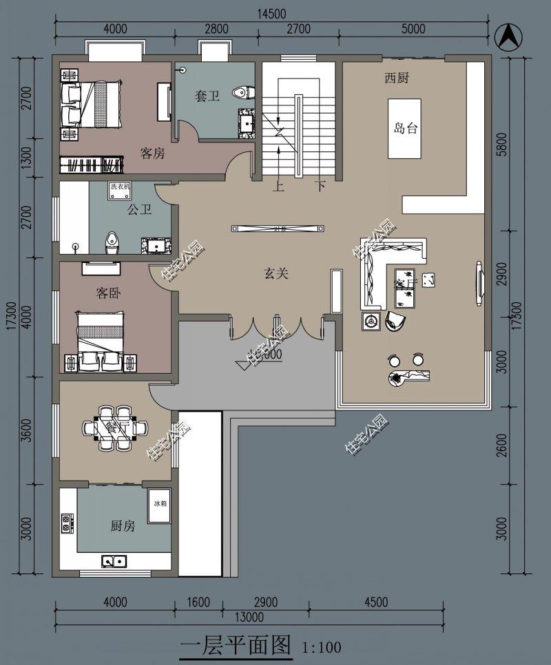|有一块宅基地宽14米，长18米，怎么设计比较好？