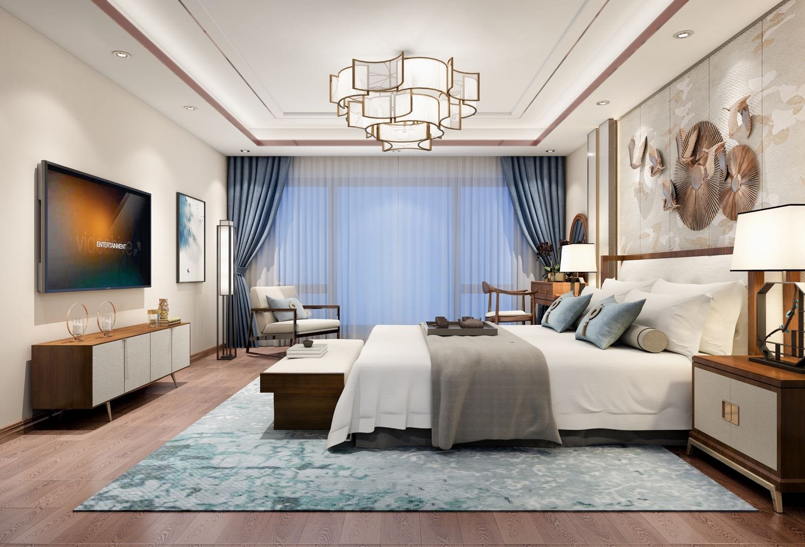 |295新中式设计，追求中式美感的同时，融汇西方文化的追求