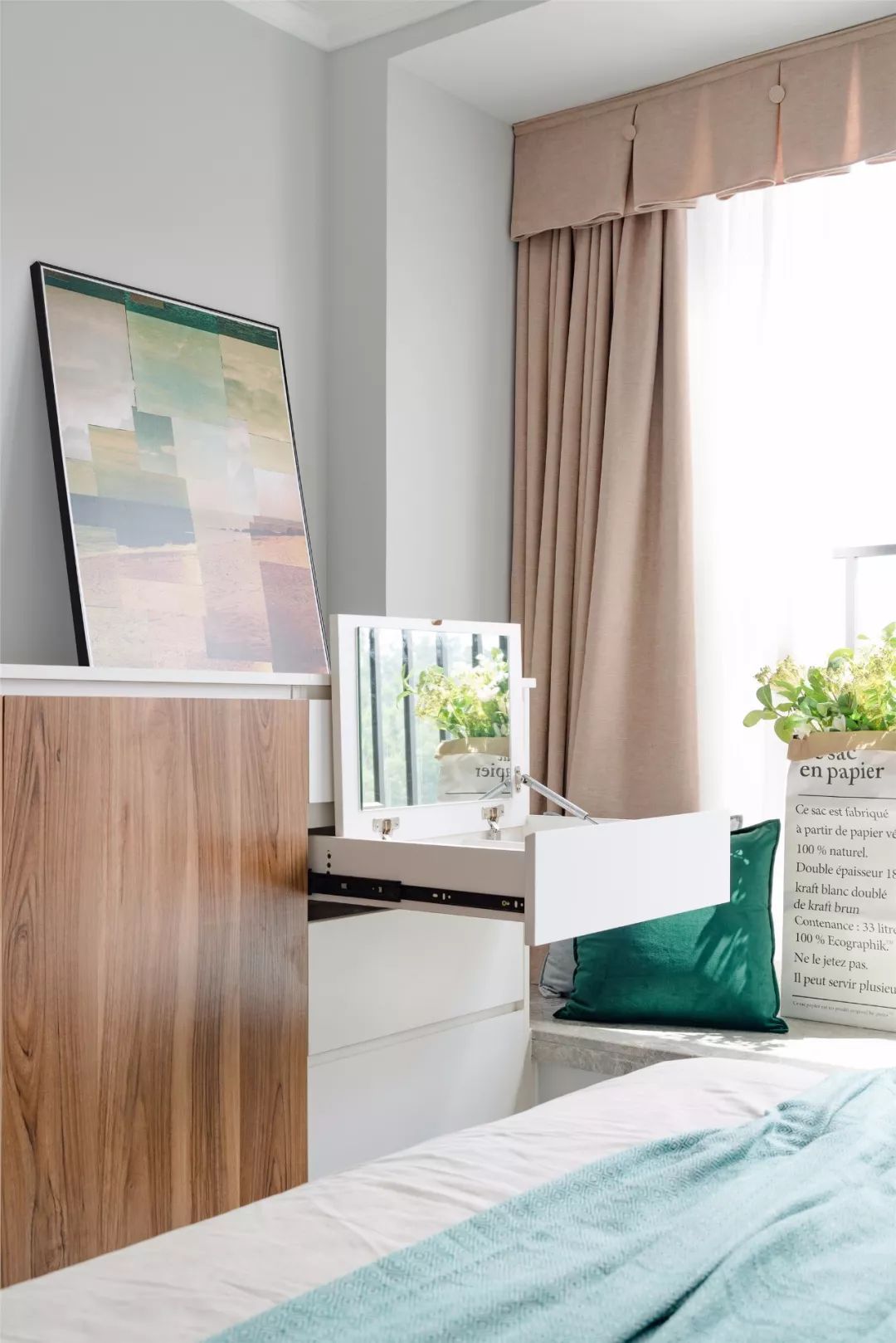 @简单装修的新房，花了20万，客厅太漂亮了！花园阳台也不错，晒晒