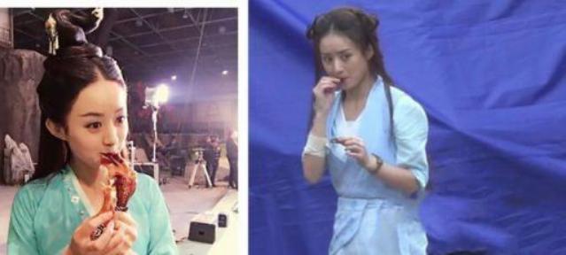 【赵丽颖】女明星片场休息都干嘛？杨幂抠脚，杨颖抽烟，却都败给赵丽颖