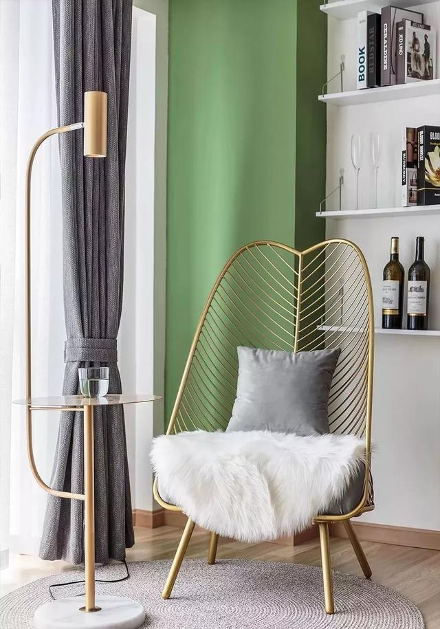 |38平方小复式单身公寓，有点轻奢的北欧风