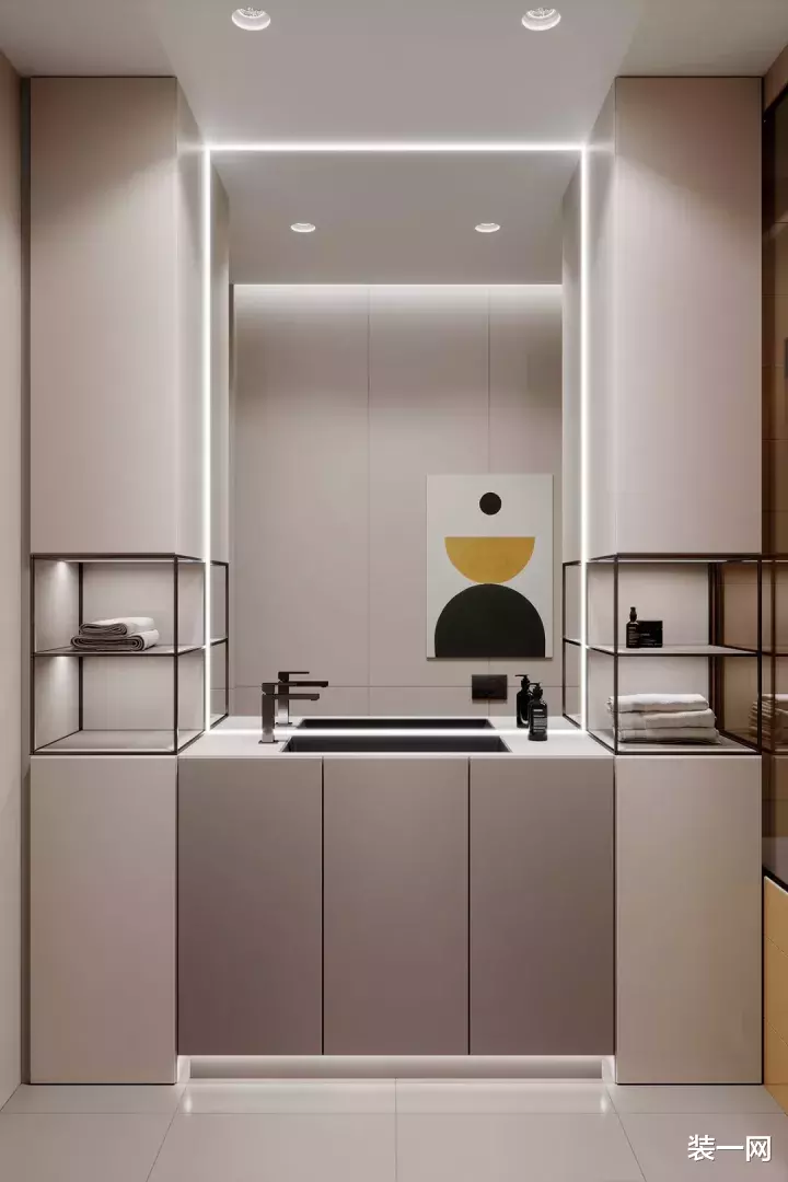 ▲超高颜值现代简约风设计，主卧两面落地窗，格调温馨大气！