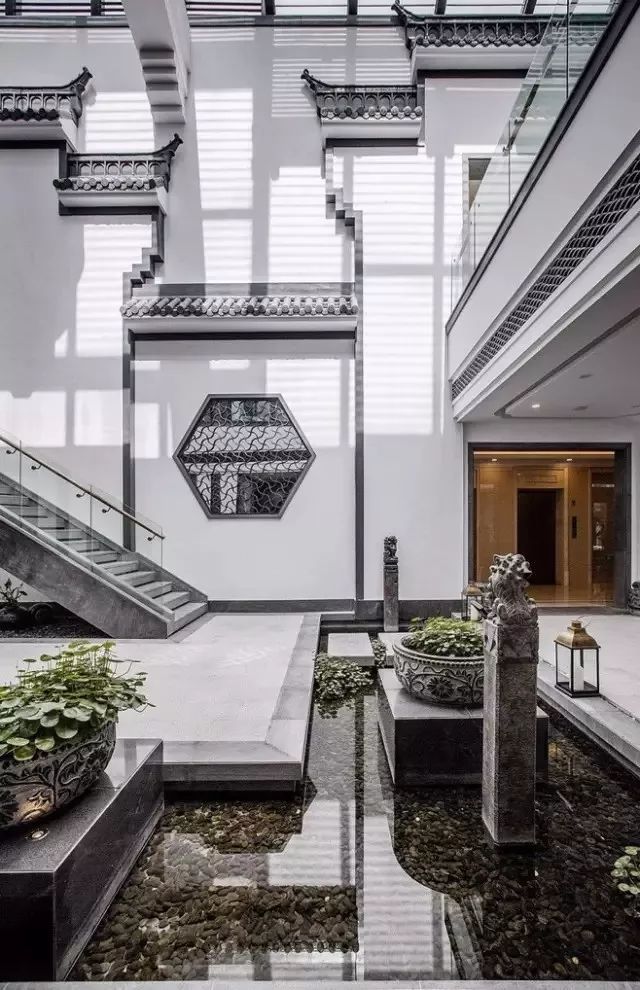 超有质感的中式庭院