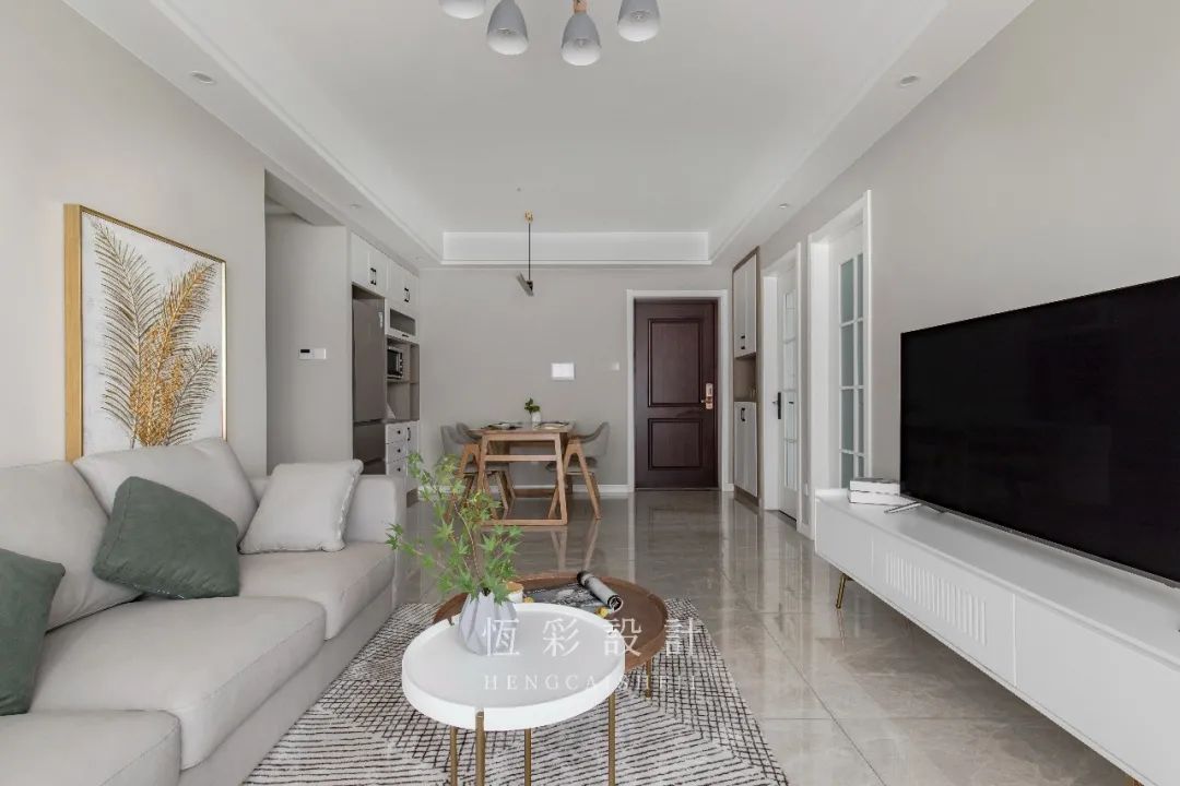 原创|新作首发 | 89㎡现代北欧风,三室两厅两卫+储物间,简约舒适