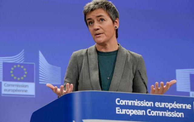 [Google]先罚谷歌540亿，再罚苹果1020亿，“税收女王”让硅谷巨头担忧