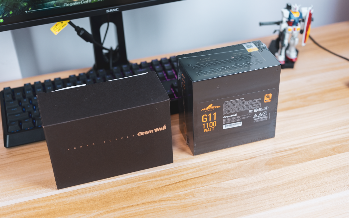 夏普|双路显卡供电新选择！长城猎金G11 1100W金牌全模电源拆解