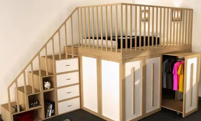 榻榻米|小卧室如何装修？不一定要做榻榻米，把床抬高更加实用