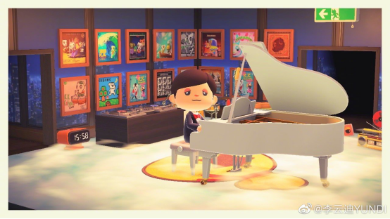 李云迪@李云迪玩游戏不忘开音乐会 可爱爆表引人惊呼