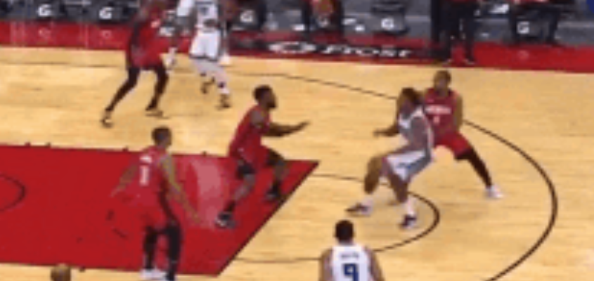 火箭队|火箭这个防守回合什么水平？哈登看了啥反应！