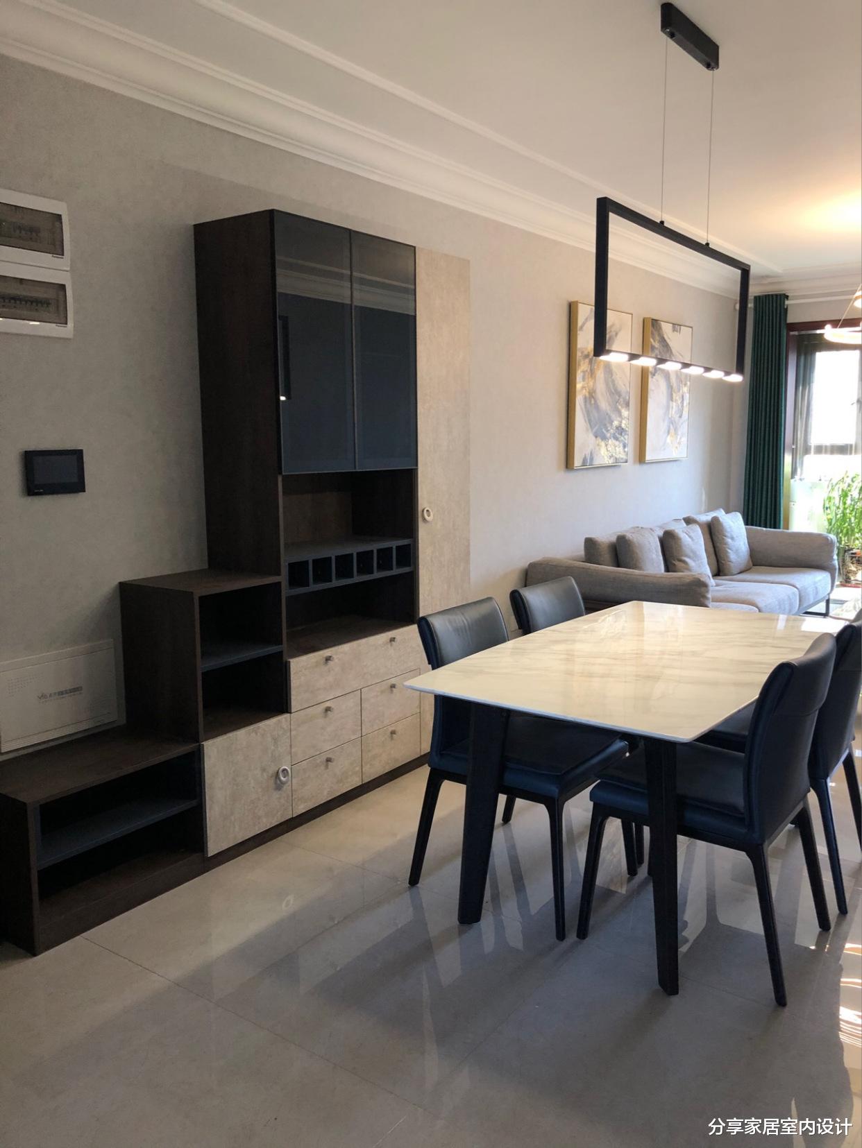 ##改造后的恒大精装房,第一次见就很喜欢,贴墙布很有档次,晒晒!