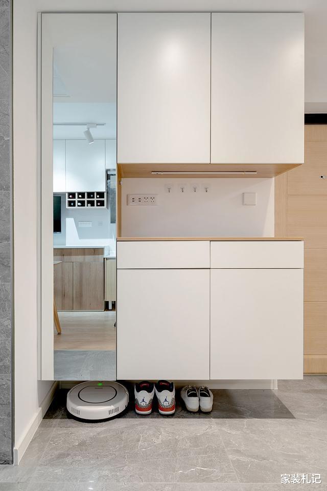 【】套内60㎡，去客厅化设计，全屋简约通透，一家三口住太舒适了