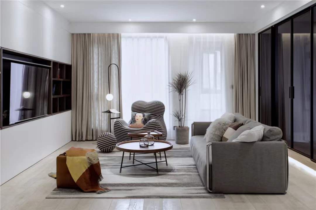 ##140㎡简约主宰，自然元素的呈现，充满人情温度