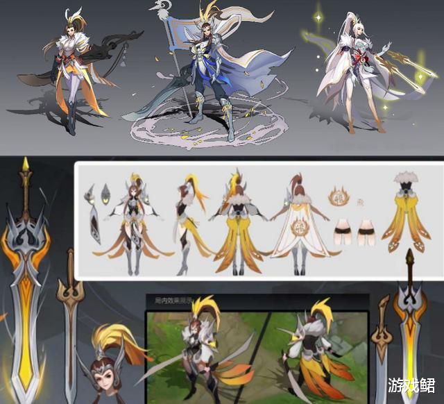 王者荣耀|王者荣耀：皮肤外观设计并不简单，多张皮肤废稿精美绝伦
