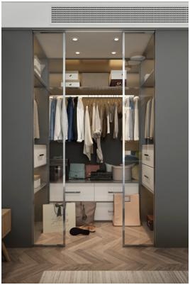 |5款衣帽间布局，解决各种户型大小难题！难怪女人这么喜欢衣帽间