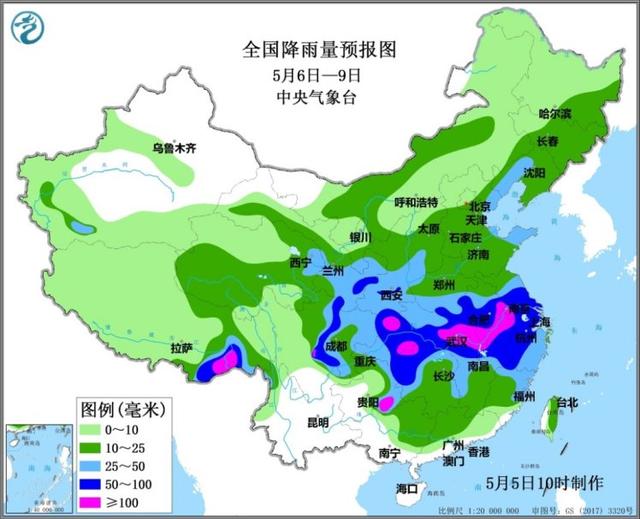 『电视剧』大范围降雨过程今日开启 多地伴随大风降温