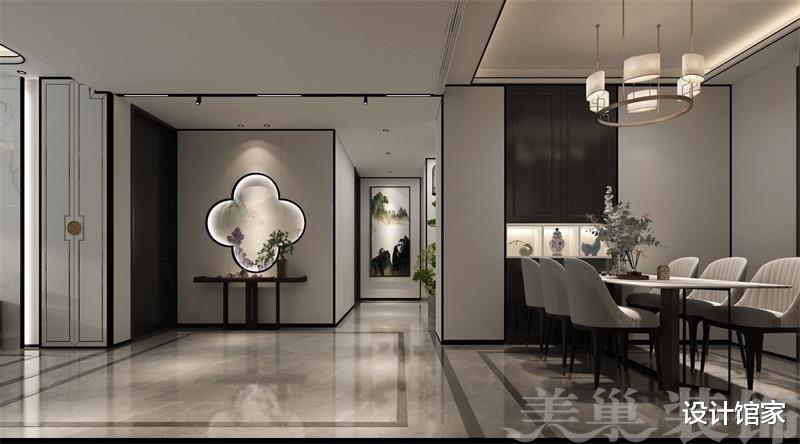 |上班族140平新中式风设计，简单优雅，独宠你一人的家