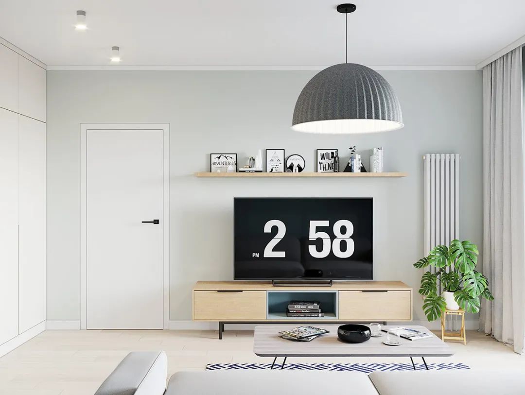 单身公寓|48㎡单身公寓，户型虽小，效果却很精美，看着就让人动心！