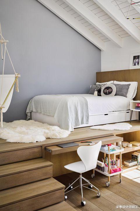 甲醛|次卧面积就7㎡，试试抬高床1米，实用性比你多买2-3㎡划算