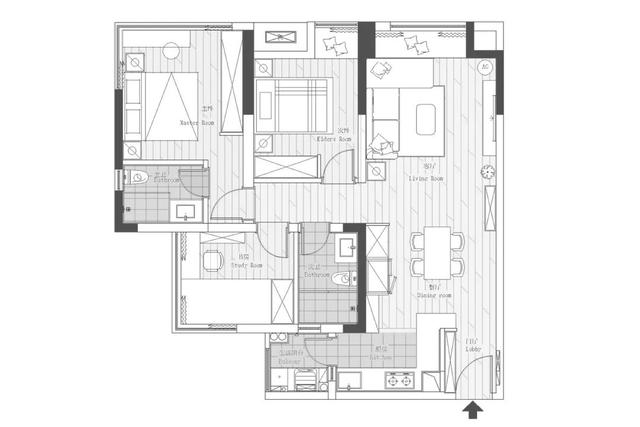 |96平方简约原木风装修，岁月静好的小幸福