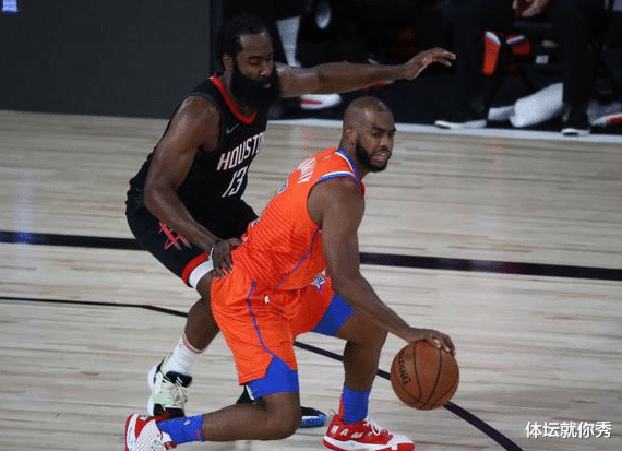 保罗|落后18分，保罗要1V1单防哈登，3秒后结果太尴尬，谁注意塔克的举动