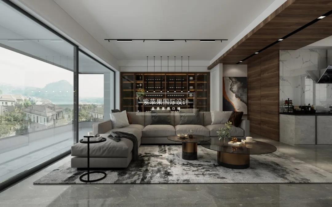 |160㎡现代简约 | 线条干净，配色独特，质感高级