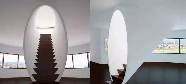 ▲国外正流行的“悬浮式”楼梯，惊艳到我了