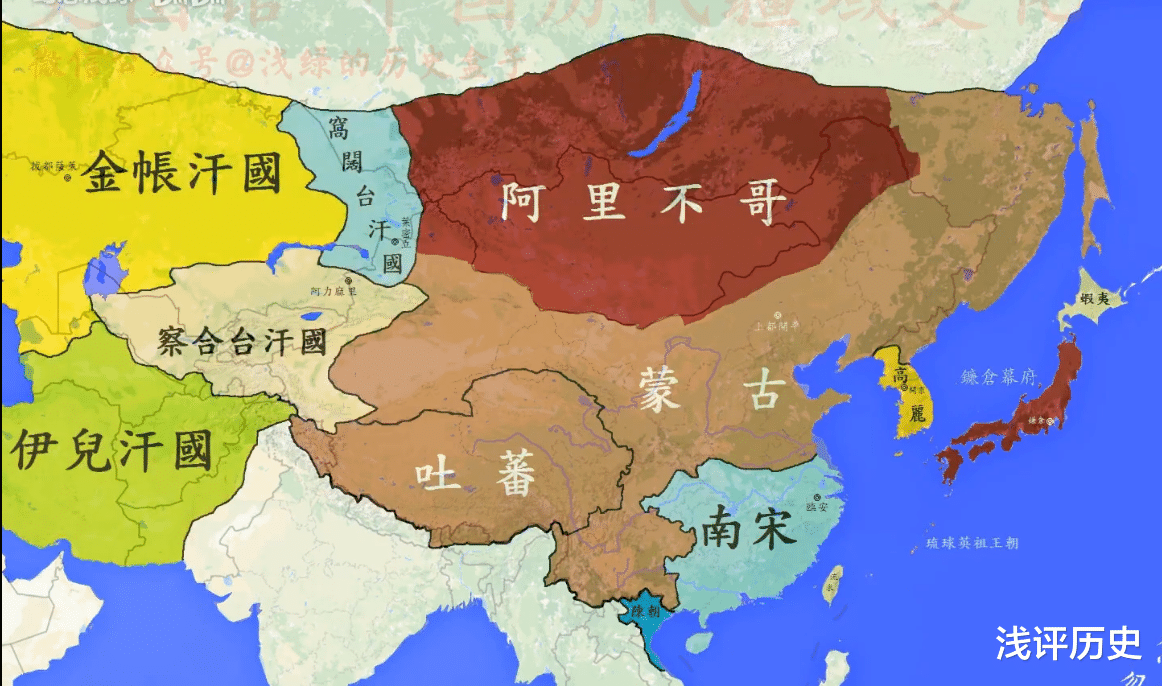 李弥|通过地图看宋元时期的疆域变迁，让你明白国家仅富裕是没有用的