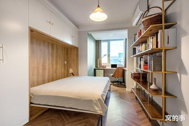榻榻米|北京夫妻晒出64㎡婚房，中西厨分区，榻榻米阳台，全屋太有格调了