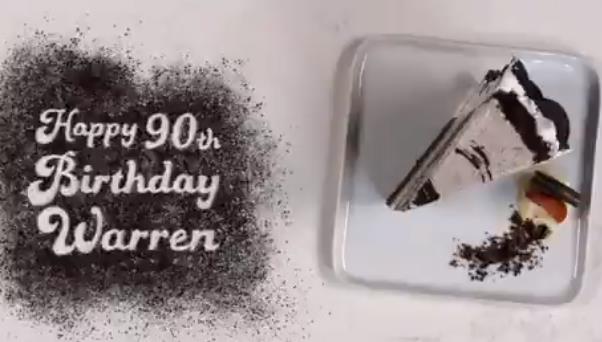 比爾·蓋茨為90歲巴菲特做大蛋糕慶生：他飲食習慣隻有6歲-圖2