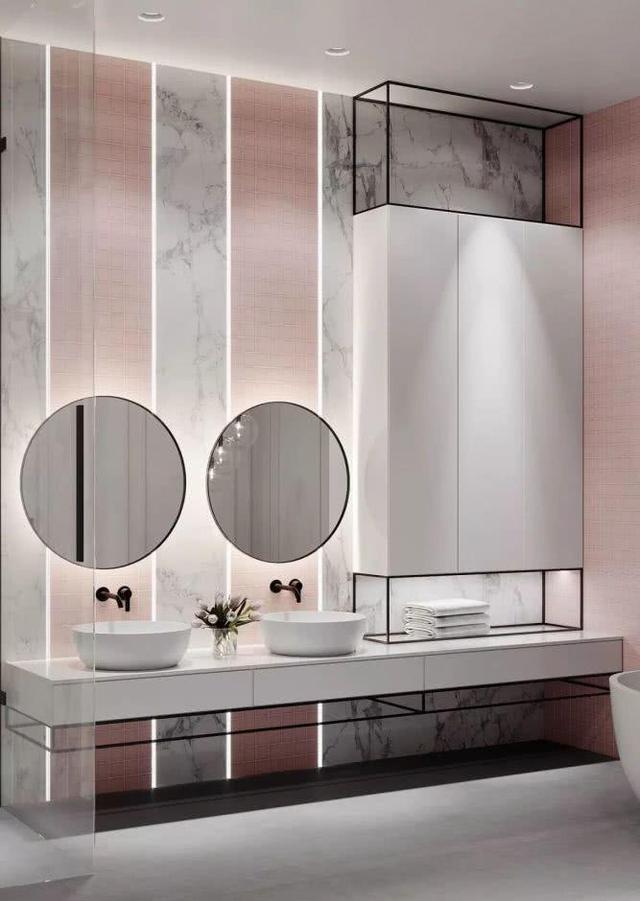 一个漂亮的洗漱台，惊艳整个家！